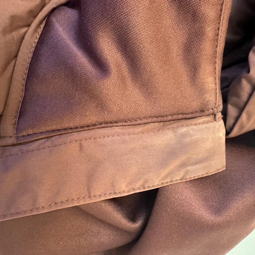 Athleta Inlet Burgundy Puffer Down Filled Jacket - Picture 12 of 13